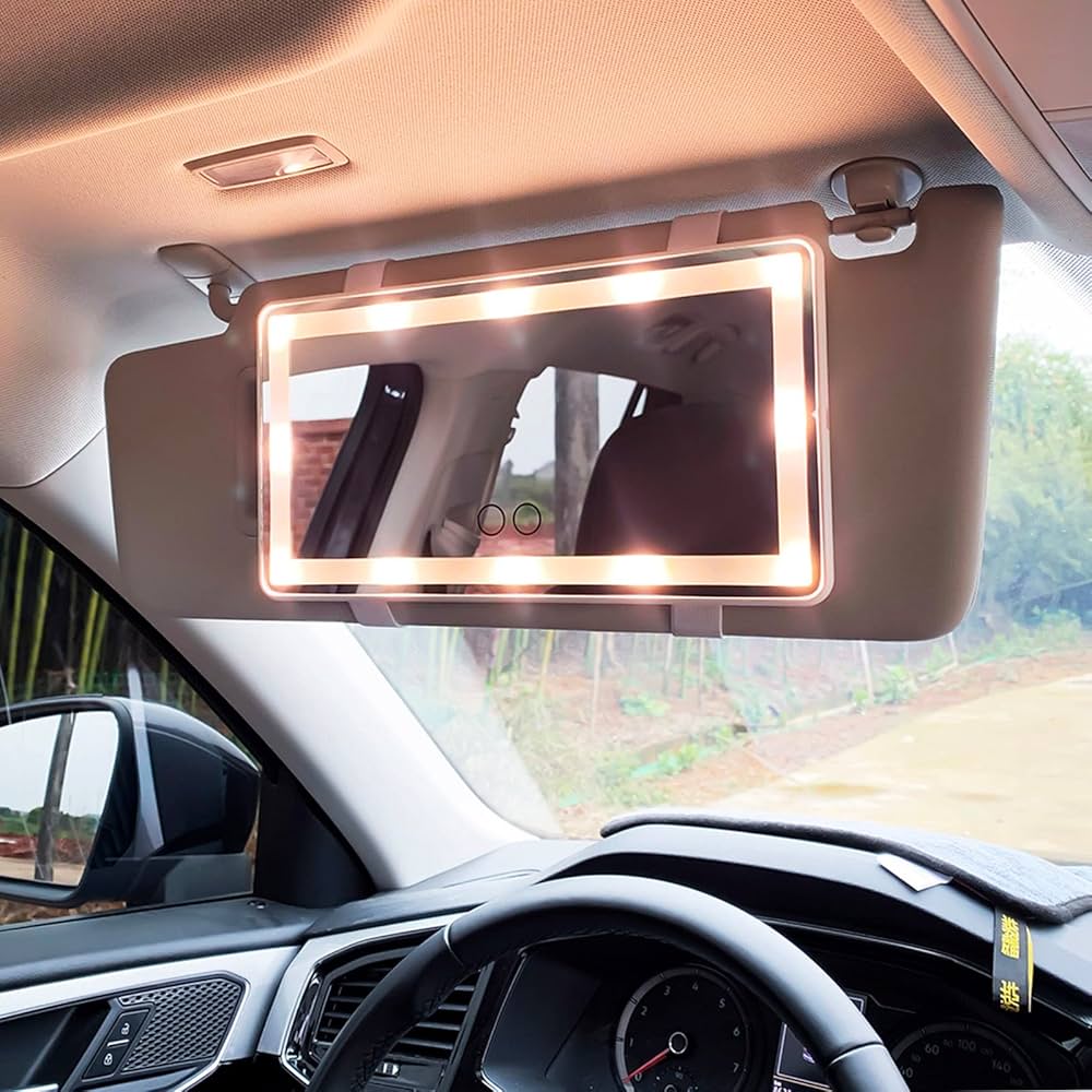 Ultra-LED vanity mirror for car interior