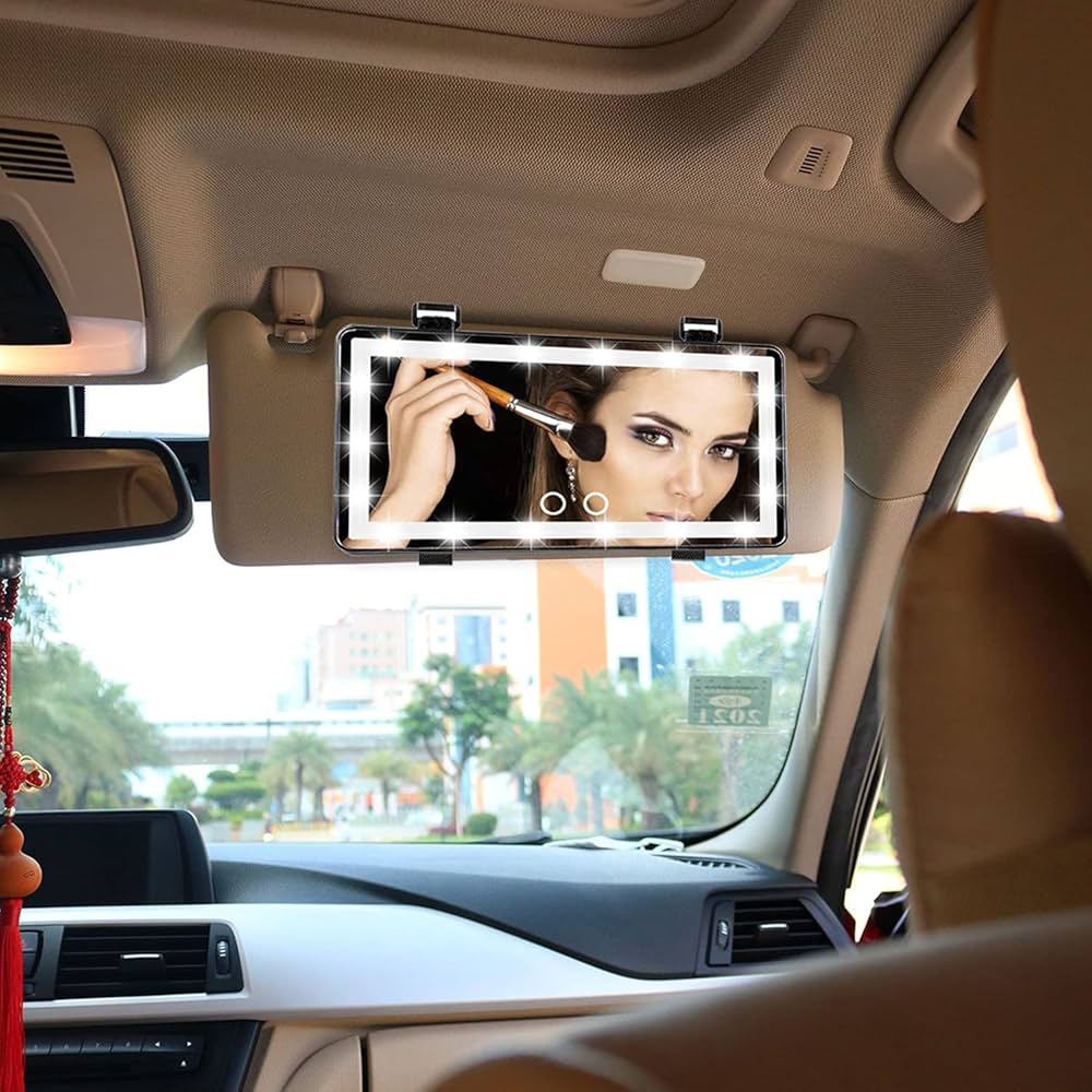 Ultra-LED vanity mirror for car interior