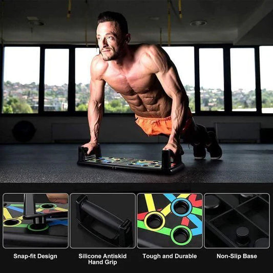 FIT-PRO Foldable Push Up Board For Exercise